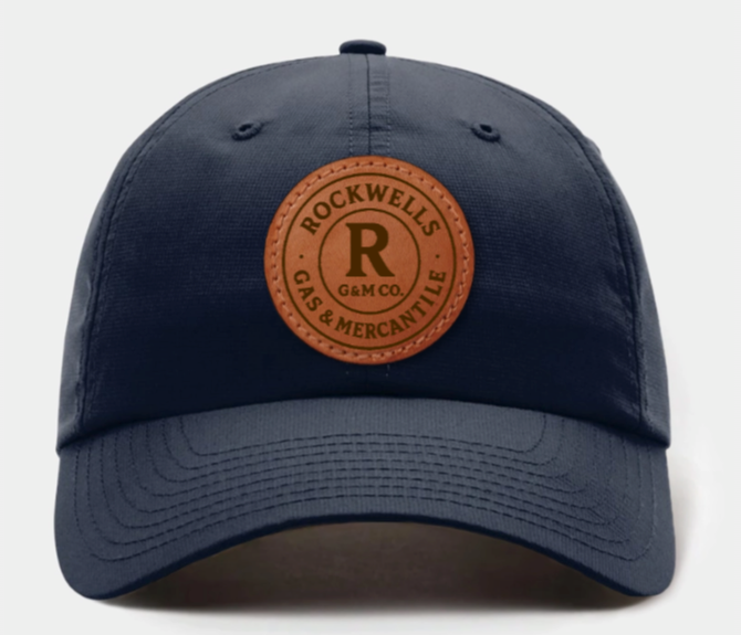Canvas Adjustable Leather Patch Hat